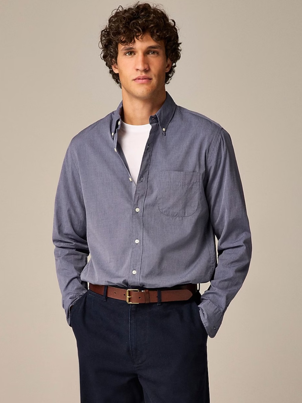 New! J. Crew Slim-Fit Button-Down Shirt size M - Picture 2 of 2